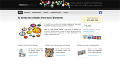 Desktop Screenshot of piruetacrystal.com